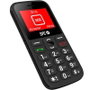 SPC Fortune 2 4G - Teléfono móvil senior para personas mayores con botón SOS, cobertura 4G, teclado grande, radio FM y pantalla 1.77", Negro